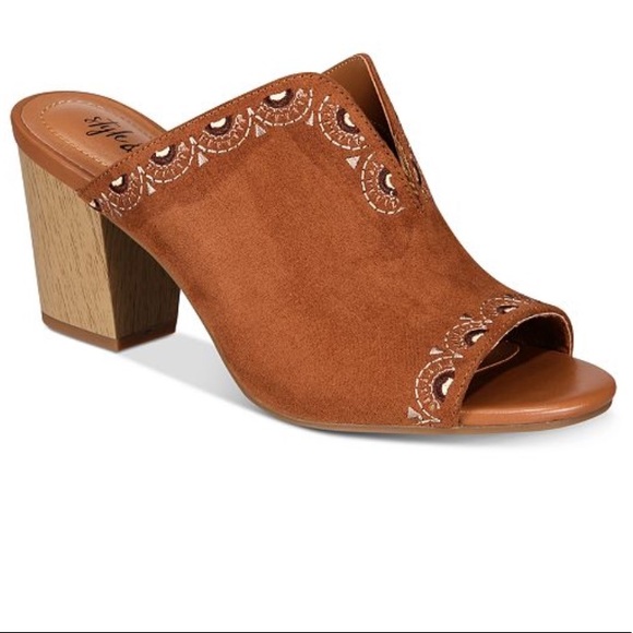 Style & Co. Shoes - STYLE & CO MICROSUEDE MULE